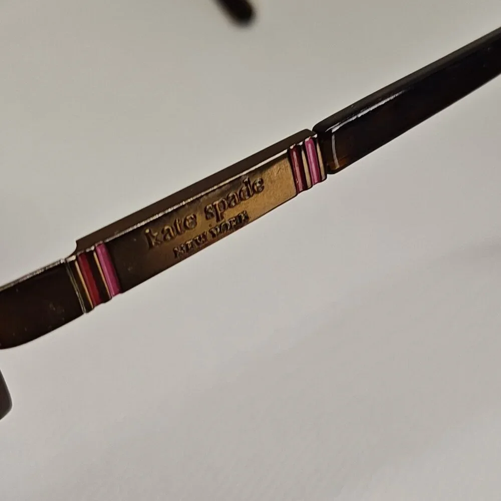 Kate Spade Averil Eyeglasses Frames ONLY Womens Brown Tortoise‎ 135 Optical Case